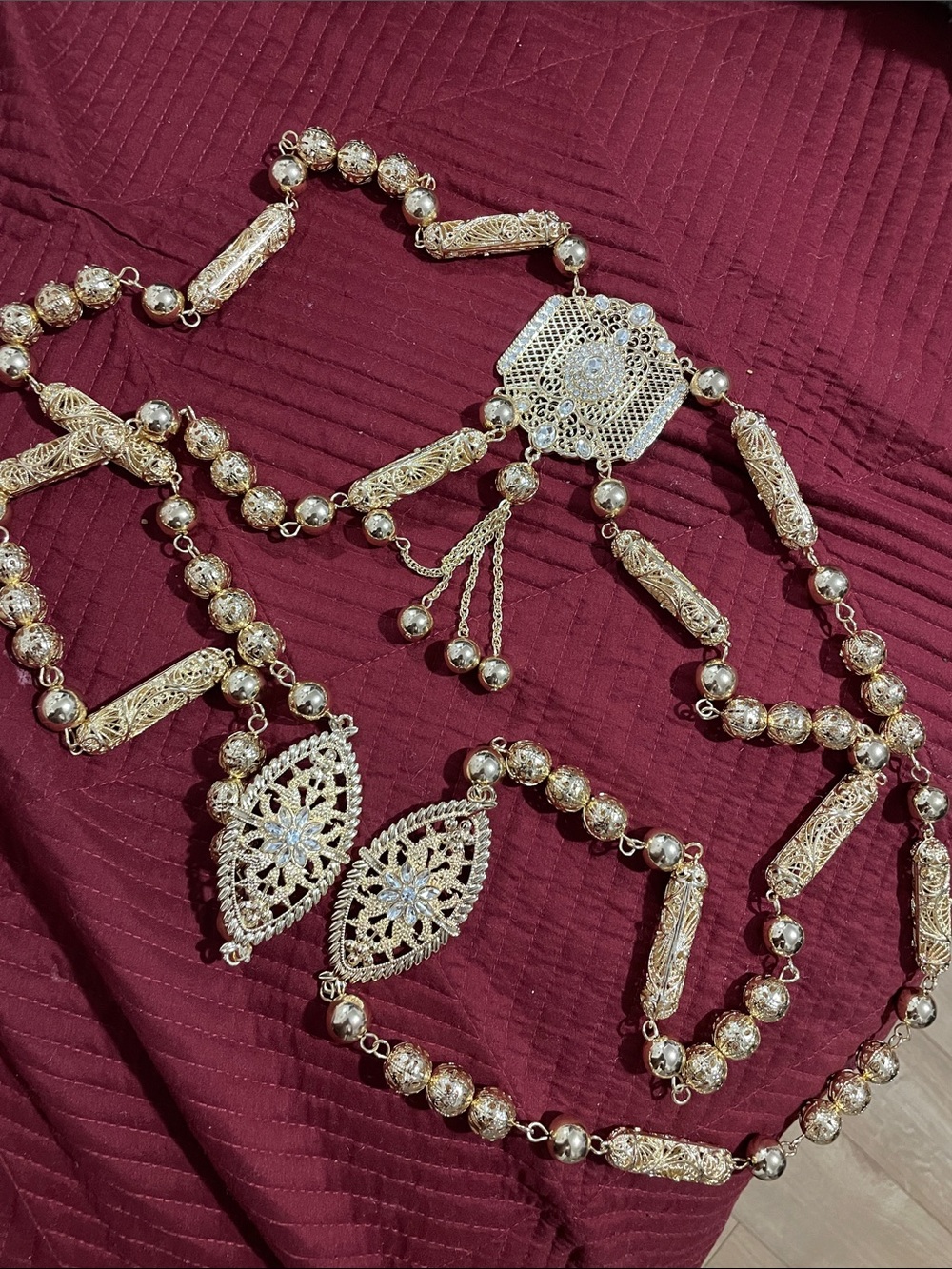✨ Traditional Moroccan Back Jewelry (Bijou de Dos) ✨